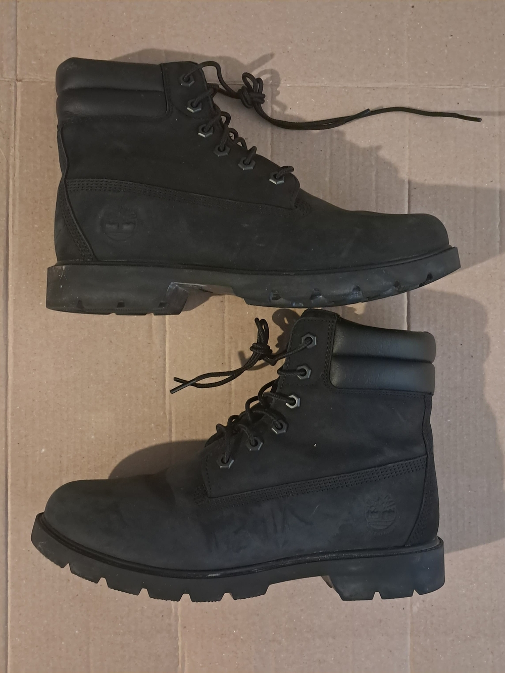 Timberland Women's Black Lace-Up Ankle Work Boots